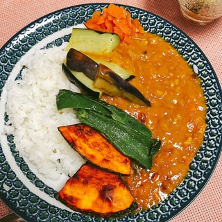 夏野菜素揚げカレー